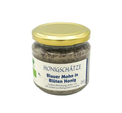 Produktfoto zu Blütenhonig Blauer Mohn