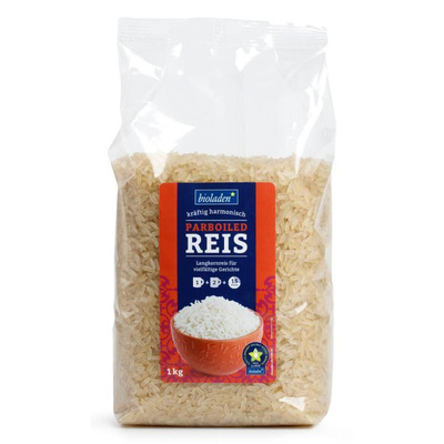 Produktfoto zu Parboiled Reis (weiß), 1 kg