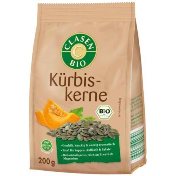 Produktfoto zu Kürbiskerne CLASEN Bio