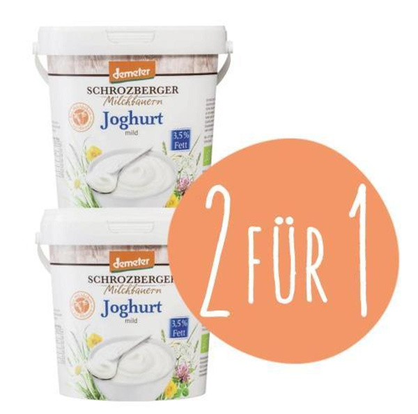 Produktfoto zu 2 für 1 Joghurt AKTION, Doppelpack