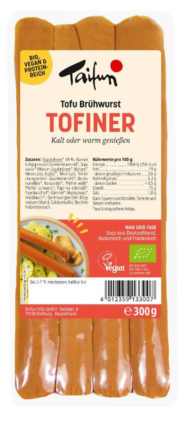 Produktfoto zu Tofu-Wiener Tofiner