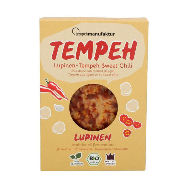 Produktfoto zu Tempeh Lupinen Sweet Chili