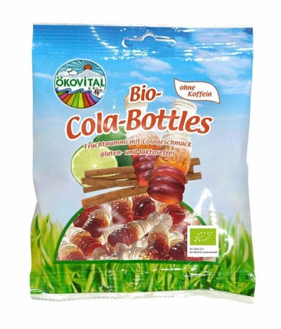 Produktfoto zu Cola Bottles mit bio Gelatine