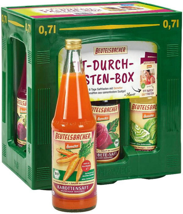 Produktfoto zu Fitness Fasten Box, samenfest Kasten 6 x 0,7l