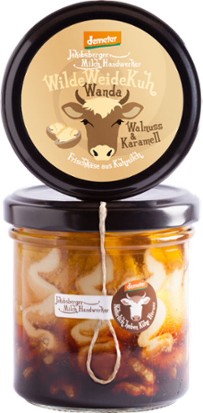 Produktfoto zu Wanda Frischkäse Walnuss_Karamell