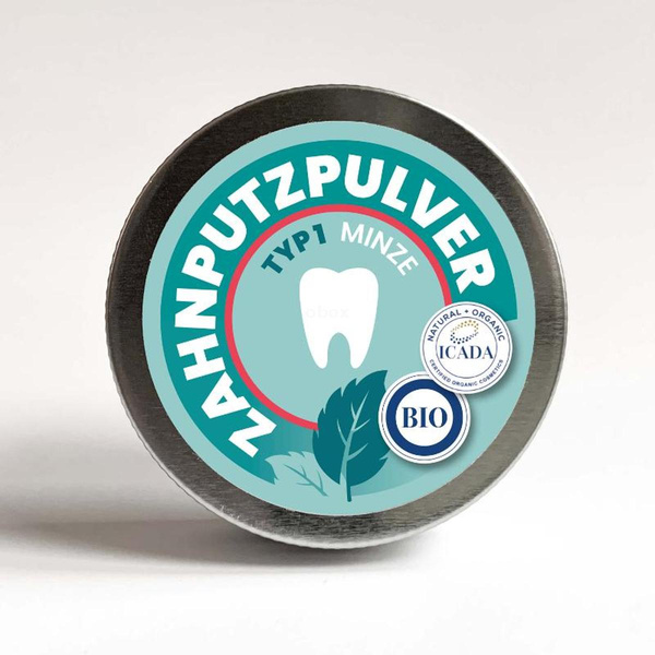 Produktfoto zu Zahnpulver Pulver Minze Typ 1