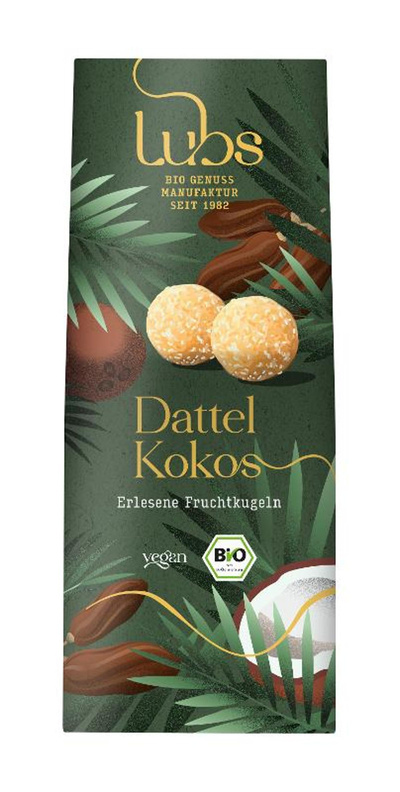 Produktfoto zu Dattelkonfekt Kokos
