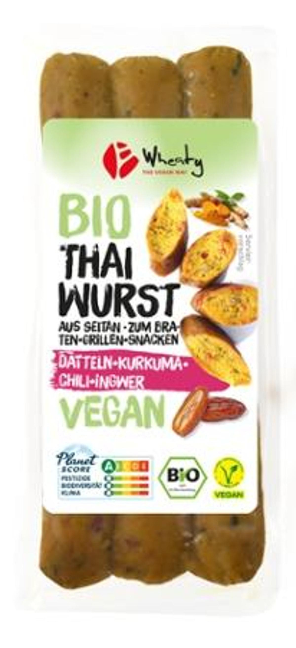 Produktfoto zu Wheaty Vegane Thaiwurst