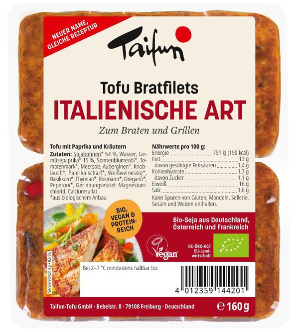 Produktfoto zu Taifun Pizza-Bratfilet