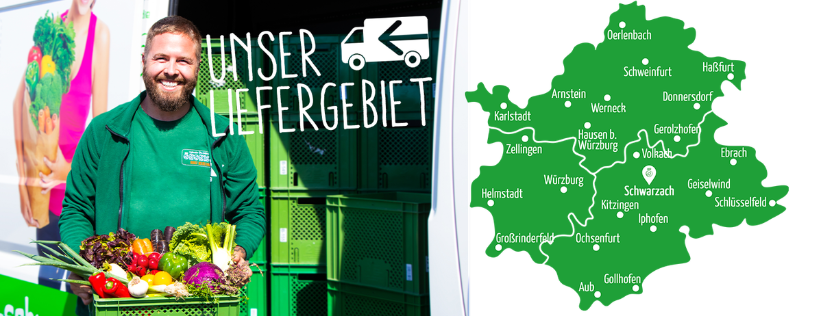 Unser Liefergebiet