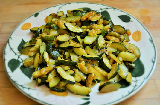Rezeptbild für Gebratene Zucchini