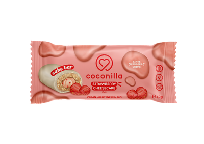 Produktfoto zu Cake Bar Strawberry Cheesecake