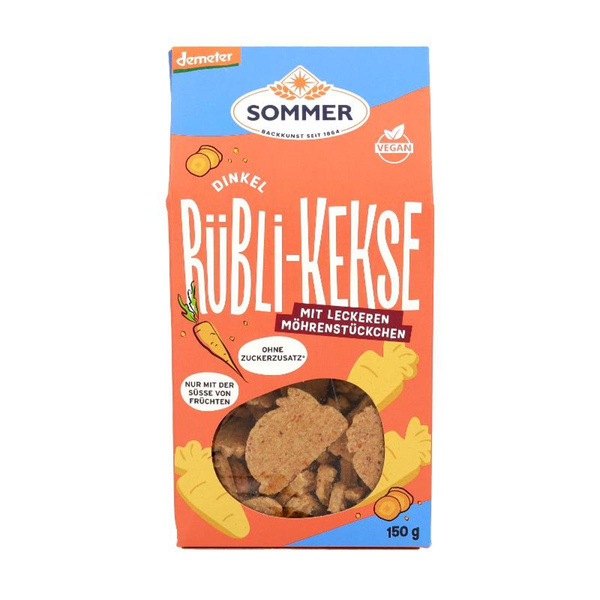Produktfoto zu Dinkel Rübli Kekse