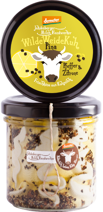 Produktfoto zu Pina Frischkäse Pfeffer-Zitrone