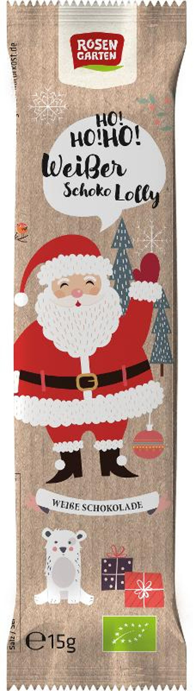 Produktfoto zu Weißer Nikolaus-Lolly
