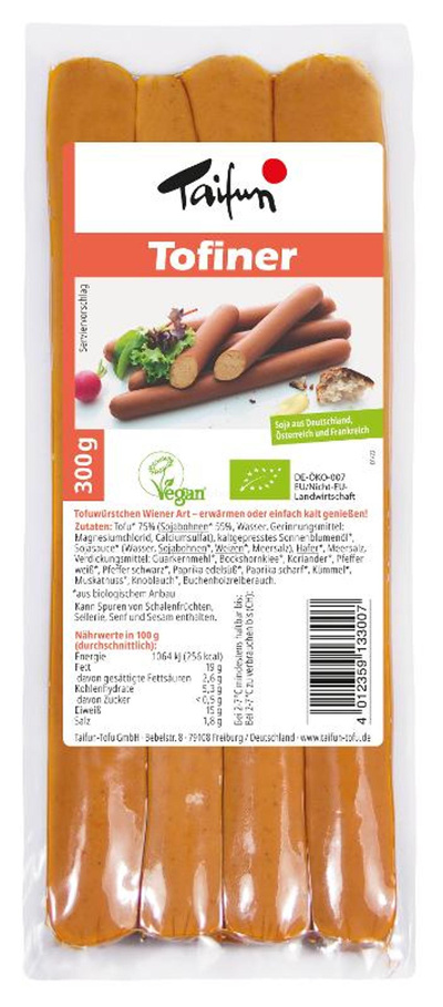 Produktfoto zu Tofu-Wiener Tofiner
