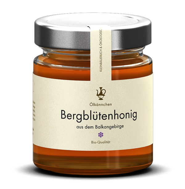 Produktfoto zu ÖK Bergblütenhonig, Balkangebirge, 280g