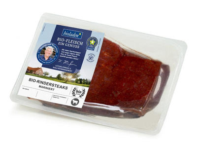 Produktfoto zu Rindersteak aus der Keule (mariniert)