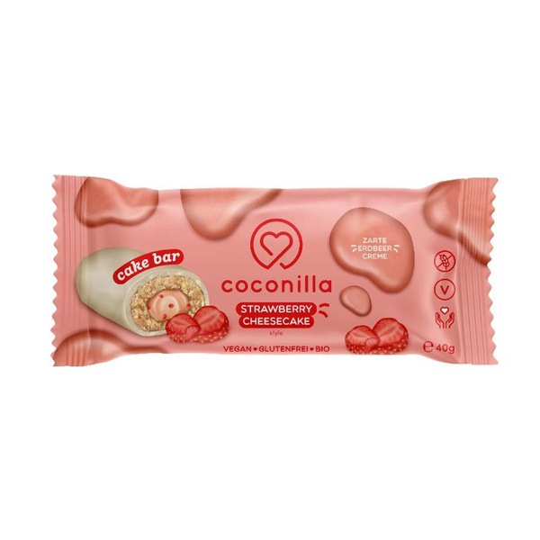 Produktfoto zu Cake Bar Strawberry Cheesecake