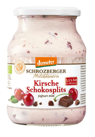 Produktfoto zu Joghurt Kirsche Schokosplits