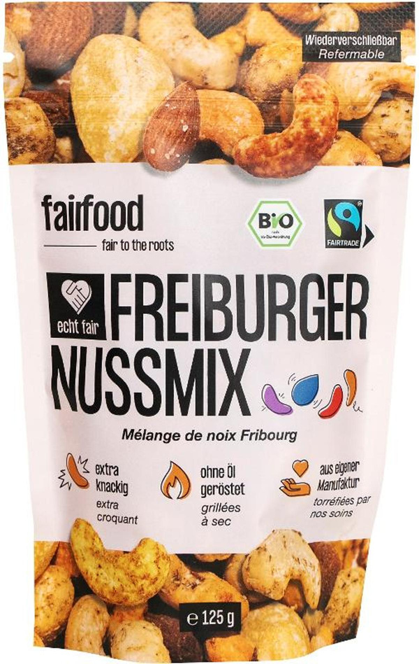 Produktfoto zu Fairer Nussmix geröstet & bunt
