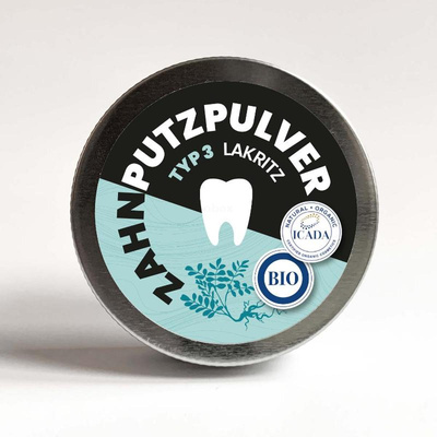 Produktfoto zu Zahnpulver Pulver Lakritz Typ 3