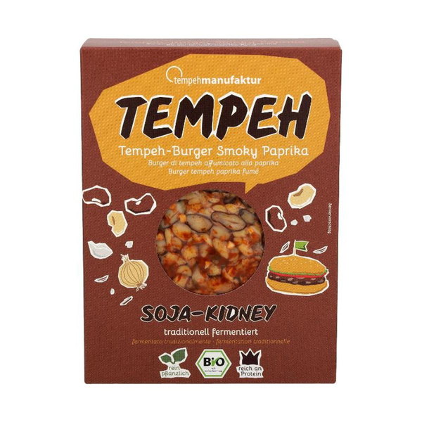 Produktfoto zu Tempeh-Burger Smoky Paprika
