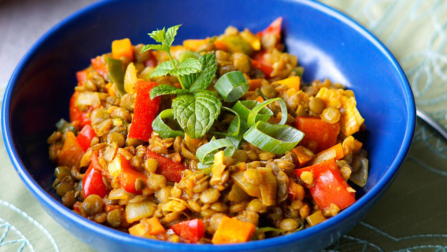 Rezeptbild für Marokkanischer Linsen-Eintopf