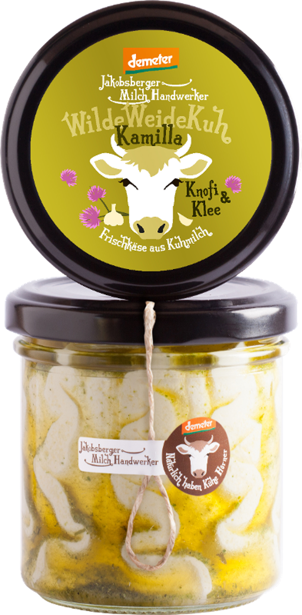 Produktfoto zu Kamilla Frischkäse Knofi Klee