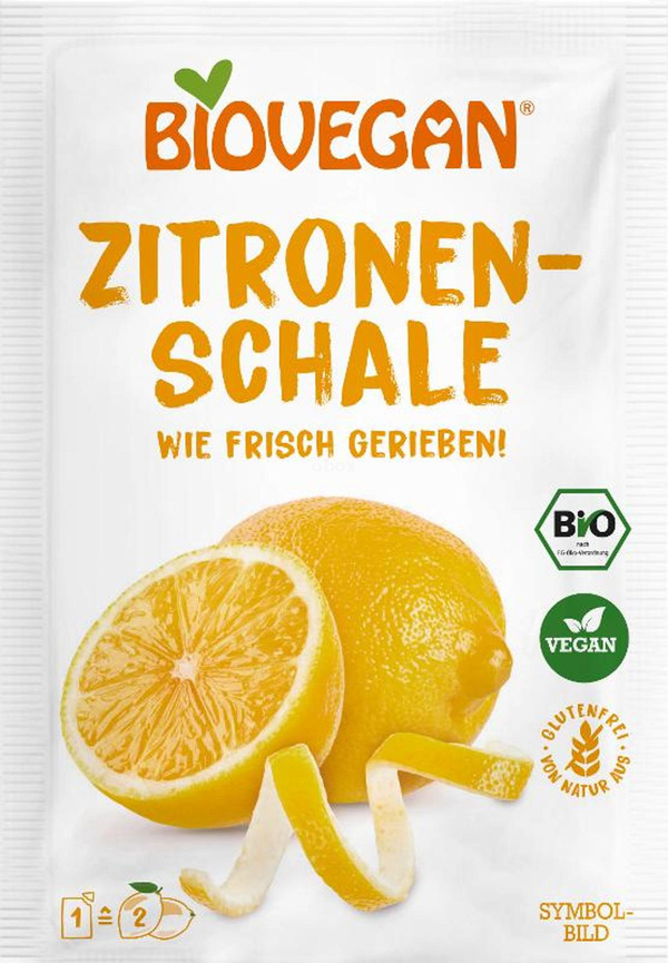 Produktfoto zu geriebene Zitronenschale