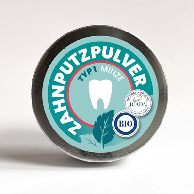 Produktfoto zu Zahnpulver Pulver Minze Typ 1